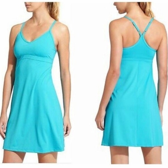 Athleta Shorebreak Racerback Swim Dress Size Small - Picture 1 of 7